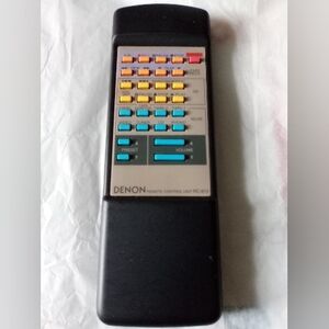 DENON Remote Control Unit with Multicolor Buttons Model RC-813 Tested